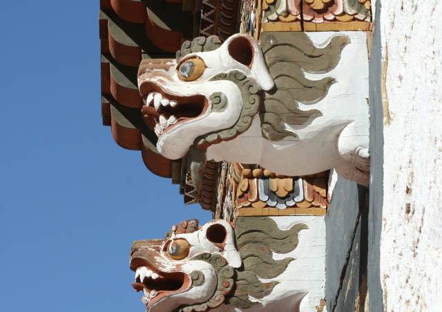 Ornately decorated buildings are a highlight for visitors to Bhutan